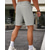 abordables short de travail-Homme Robe Short Short Burmuda Shorts de Travail Avec Poches Uni Confort Respirant Longueur Genou Extérieur Affaires Mode Occasionnel Noir Blanche