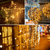 cheap Solar String Lights-1 Pc Outdoor String Lights Solar Waterproof Light String 12M 39FT 100 LED Beads Courtyard Garden Lawn Villa Fence Balcony Decorative Light Wedding Halloween  Festival Atmosphere Light String