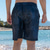 billiga Herrarnas Elite Shorts-Herr Shorts Beach Shorts Snörning Grafisk Löv Träd Snabb tork Utomhus Knelängd Utomhus Semester Hem Semester Etnisk Stil Marinblå Elastisk