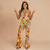 cheap Outfits-Retro Vintage Boho 1970s Bell Bottoms Jumpsuit Flared Trousers Hippie Disco Floral Fancy Dress Women&#039;s Halloween Carnival Vacation Music Festival Festival Adults&#039; Jumpsuit