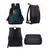 abordables Sacs à dos pour Enfants et Adolescents-Ensemble de sacs à dos 3 pièces pour hommes avec imprimé Grim Reaper - sac d'école durable, sac à lunch et trousse à crayons pour adolescents, retour à l'école et amateurs de style gothique Vincent HIE