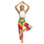 cheap Bottoms-Retro Vintage Boho 1970s Harem pants Yoga Pants Hippie Tie Dye Smocked Waist Rainbow Women&#039;s Halloween Carnival Pride Parade Pride Month Festival Adults&#039; Pants