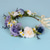 cheap Hair Styling Accessories-Rose Flower Crown for Women - Purple Fairy Flower Headband Sweet Hair Wreath Accessories for Women Girls Wedding Festival Party Favors Photo Prop