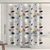 cheap Shower Curtains-Clear Shower Curtain Tropical Fish,180x200cm 70&quot;x79&quot; Waterproof Lightweight Fish Shower Curtain Liner,PEVA Long Fashion Bath Shower Curtains with 12 Grommets Hooks for Bathtub Bathroom