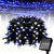 cheap Solar String Lights-1 Pc Outdoor String Lights Solar Waterproof Light String 12M 39FT 100 LED Beads Courtyard Garden Lawn Villa Fence Balcony Decorative Light Wedding Halloween  Festival Atmosphere Light String
