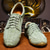 abordables Chaussures Décontractées à Lacets-Chaussures de sport décontractées à lacets vertes pour hommes – baskets légères et respirantes pour la marche en extérieur, les voyages et le quotidien