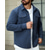 cheap Men&#039;s Jackets &amp; Coats-Men&#039;s Shirt Jacket Overshirts Transition Jacket Vacation Lightweight Pocket Summer Spring Plain Classic Lapel Black Navy Blue Blue Army Green Jacket