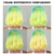 cheap Party Wigs-Synthetic Wig kinky Straight Natural Straight Layered Haircut Neat Bang Machine Made Wig 12 inch A1 Synthetic Hair Women&#039;s Classic Comfortable Color Gradient Multi-color