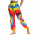 cheap Bottoms-Retro Vintage Boho 1970s Harem pants Yoga Pants Hippie Tie Dye Smocked Waist Rainbow Women&#039;s Halloween Carnival Pride Parade Pride Month Festival Adults&#039; Pants
