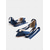 cheap Cocktail-Women&#039;s Navy Satin Pointed Toe Flats - Pearl Embellished Ribbon Tie Dress Shoes for Elegant Evenings, Weddings, and Special Occasions