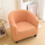 abordables Cubierta de sillón y silla sin brazo-Funda geométrica para sillón de club, funda para sillón de bañera, protector antideslizante para muebles con base elástica, funda de sofá súper suave para mostrador de bar de hotel y sala de estar.