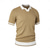abordables Polo classique pour homme-Homme Polo Pull polo en tricot Affaires Occasionnel Col en V Manche Courte Formel Bloc de Couleur Nouveauté Été Toutes saisons Noir Blanche Kaki Vert Véronèse Polo