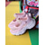 cheap Women&#039;s Sneakers-Girls&#039; Pink Mesh Mary Jane Sneakers with Pearl Strap – Breathable Lightweight Back to School Sport Sandals for Playground and Daily Wear