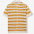 cheap Vacation-Men&#039;s Button Up Polos Golf Shirt Casual Sports Lapel Short Sleeve Fashion Basic Lines / Waves Buttons Summer Yellow Blue Brown Button Up Polos