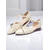 tanie Buty na płaskim obcasie damskie-damskie czarne, skórzane, płaskie buty z paskiem w kształcie litery T – inspirowane stylem vintage buty do dojazdów do pracy z wycięciami, idealne na codzienne wyjścia i do pracy