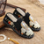 ieftine Pantofi casual slip-on-Espadrile albe pentru bărbați, fără mâneci, cu broderie artistică - încălțăminte elegantă cu design unic de tigru