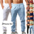 economico Classico-Per uomo Pantaloni di Lino Pantaloni Pantaloni Estivi Pantaloni Larghi Pantaloni da Spiaggia Coulisse Elastico in vita Confezione multipla Semplice Comodità Traspirante Lunghezza intera All'aperto