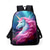preiswerte Kinder- und Teenager-Rucksäcke-3-teiliges Einhorn-Rucksack-Set für Mädchen – Schulranzen mit Galaxie-Print, Lunchtasche, Umhängetasche und Federmäppchen für Grundschüler und den Schulanfang