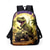 baratos Mochilas para Crianças e Adolescentes-Conjunto de mochila infantil de dinossauro com 3 peças, lancheira e estojo, estampa de T-Rex, mochila escolar leve para meninos, meninas e alunos do ensino fundamental