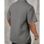 cheap Men's Casual Shirts-Men's Shirt Summer Shirt Casual Shirt Beach Shirt Button Up Shirt Dark Brown Black Green Dark Gray Light Blue Short Sleeve Plain Lapel Vacation Hawaiian Jacquard Clothing Apparel Polyester Fashion