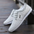 cheap Casual Lace-Up Shoes-Men's Blue Denim Slip-on Sneakers with Textured Upper - Casual, Comfortable, Ideal for Daily Wear, Travel and Relaxed Settings