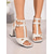 cheap Dress Sandals-Women&#039;s Black Patent Leather Dress Sandals with Block Heels – Elegant Office-Ready T-Strap Shoes for Work and Formal Outings