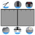 cheap Window Screen &amp; Door Screen-Garage Screen Door Magnetic Garage Door Screen Magnetic Closure Fiberglass Garage Screen Doors for Car Garage Pull Down for Patio, Porch, Window to Keep Bugs Out