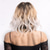 cheap Synthetic Trendy Wigs-Women&#039;s A1 Synthetic Hair Wavy Wig 14 inch Asymmetrical Neat Bang Machine Made Classic Comfortable Multi-color Color Gradient