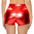 cheap Bottoms-Retro Vintage 1980s Rave Shorts Disco Shiny Latex Patent Metallic Women&#039;s Halloween Carnival Music Festival Pride Parade Pride Month Adults&#039; Shorts Summer