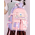 cheap Kids &amp; Teen Backpacks-Girls&#039; Waterproof School Backpack with Reflective Strips and Bunny Design – Lightweight Large Capacity Bookbag for Elementary Students, Daily Use and Travel