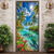 cheap Door Covers-Ocean Beach Sunshine Door Decorations Door Covers Door Tapestry Door Curtain Decoration Backdrop Indoor/Outdoor Door Banner for Front Door Farmhouse