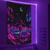 cheap Blacklight Tapestries-Blacklight Tapestry Glow in the Dark Glow Party UV Reactive Sexy Girl Trippy Misty Hanging Tapestry Wall Art Mural for Living Room Bedroom