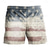 cheap Patriotic 250 Shorts-Independence Day Men's US Flag Patriotic Fourth of July Swim Trunks Swim Shorts Board Shorts Mid Waist Retro Vintage Holiday Side Pockets Mesh Lining Elastic Drawstring