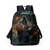 abordables Sacs à dos pour Enfants et Adolescents-Ensemble de sacs à dos 3 pièces pour hommes avec imprimé Grim Reaper - sac d'école durable, sac à lunch et trousse à crayons pour adolescents, retour à l'école et amateurs de style gothique Vincent HIE