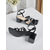 abordables Sandales de Robe-Sandales habillées noires vernies pour femmes – talons épais à lanières pour le bureau, les événements formels et les soirées en amoureux