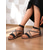 cheap Dress Sandals-Women&#039;s Gold Ankle Strap Flat Sandals with Crisscross Glitter Straps - Stylish and Comfortable Flats for Everyday Dates