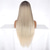 cheap Synthetic Trendy Wigs-Natural Looking Long Ombre Blonde with Brown Roots Glueless Wig For Womens Ladies Straight Silky Synthetic Heat Resistant Hair Wig 28 Inch