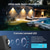 economico Applique per esterni-1 pezzo 5 W Luci solari a LED A energia solare Luce Calda Bianco Freddo RGB 5 V 1 Perline LED