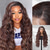 cheap Synthetic Lace Wigs-Synthetic Lace Wig Body Wave Style 30 inch Brown / Blonde Middle Part 13x4 Lace Front Wig Women&#039;s Wig Dark Brown