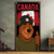 cheap Door Covers-Canada Day Patriotic Door Decorations Door Covers Door Tapestry Door Curtain Decoration Backdrop Indoor/Outdoor Door Banner for Front Door Farmhouse Spirit Bear