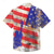 cheap Flag pattern-Independence Day Men&#039;s American US Flag Patriotic Fourth of July Shirt Summer Shirt Button Up Shirt Short Sleeve Fashion Casual Holiday Summer Spring Turndown 3D Print Collared Shirts Front One Pocket