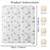 cheap Shower Curtains-PEVA Shower Curtain Liner, 180x180cm 70&quot;x70&quot; Waterproof Washable Shower Curtain Liner Bathroom Shower Liner, 12 Hooks Black White Leaf Pattern