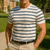 cheap Basic T shirts-Men&#039;s T Shirt Short Sleeve Crew Neck Summer Striped Fashion Designer Basic Classic Vacation Street Going out White Top Tee for Men