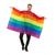 cheap Accessories-Rainbow LGBTQ Pride Cape Flag Retro Vintage 1970s Unisex Adults&#039; Music Festival Pride Parade Pride Month Halloween Carnival Easy Carnival Costume