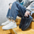 cheap Casual-Men&#039;s White Casual Sneakers with Lace-up Closure and Comfortable Sole – Stylish Everyday Shoes for Walking and Leisure