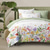 cheap 100% Cotton-Flowers Duvet Cover 100% Cotton Full Size Bedding Set Bed Sets Quilt Cover Soft Lightweight Comforter Cover with 2 Pillowcases for All Season