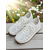 cheap Women&#039;s Sneakers-Women&#039;s Khaki Knit Walking Sneakers – Lightweight Breathable Casual Trainers for Daily Comfort and Travel