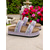 cheap Vacation Sandals-Women&#039;s Boho Blue Woven Slide Sandals – Ethnic Platform Slippers for Beach Holidays &amp; Casual Summer Outfits