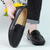 cheap Casual Loafers-Men's Brown Loafers &amp; Slip-Ons with Soft Footbed, Stylish Stitching and Comfortable Fit - Perfect for Business Casual, Everyday Wear and Weekend Outings