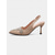 baratos sapatos slingback-Sapatos de salto gatinho slingback de renda branca para mulheres com detalhes em strass - sapatos de festa de coquetel com inspiração vintage para madrinhas, recepções em jardins e celebrações ao ar